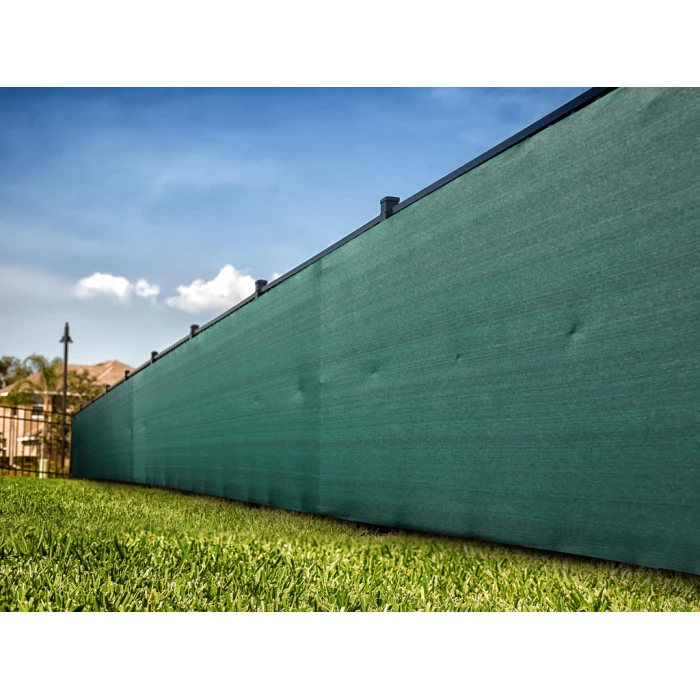 Siatka cieniująca 95% 1,5x50m. Gramatura 200g/m2. Zielona siatka na ogrodzenie płot z filtrem UV. Linarem SiatkiSieci. 