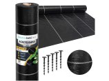 Agrotkanina 135g 1,6x50m czarna Premium - mata ściółkująca na chwasty UV 3%