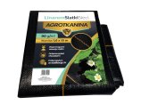 Agrotkanina 90g 1,6x10m czarna. Agrowłóknina na chwasty. Filtr UV 3%. Linarem SiatkiSieci