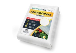 Agrowłóknina biała 1,6x25m zimowa wiosenna 50g gruba otulina okryciowa Premium.