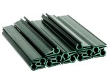Zielone klipsy \'Select\' 19cm do montażu grubych taśm ogrodzeniowych. Opakowanie 20szt.