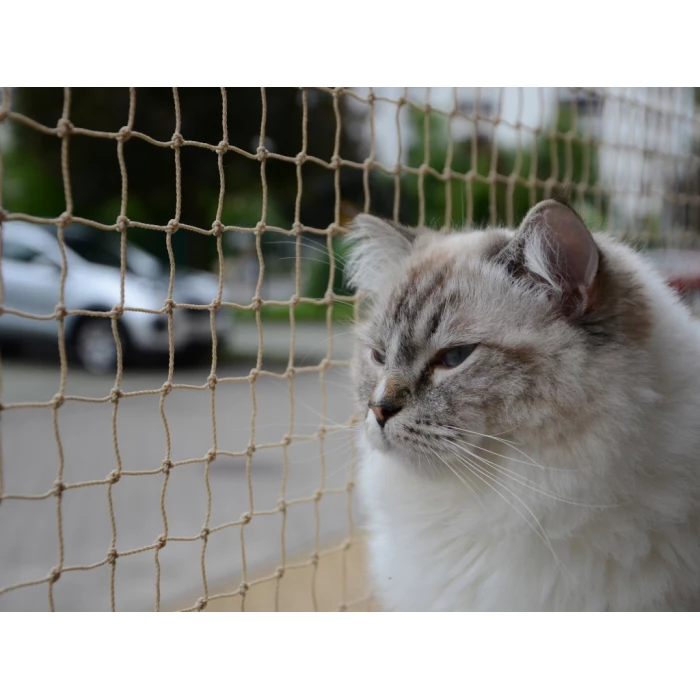 Siatka zabezpieczająca dla kota na balkon Oczko 40mm Pogrubiony sznurek 1,5 mm