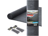 Siatka cieniująca 62% 1,5m x 50m. Gramatura 65g/m2. Kolor antracyt. Osłona na ogrodzenie szklarnię +UV.