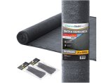 Siatka cieniująca 75% 1,5m x 50m. Gramatura 80g/m2. Kolor grafitowy. Osłona maskująca na ogrodzenie z filtrem UV. Linarem SiatkiSieci. 
