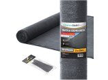 Siatka cieniująca 75% 2m x 25m. Gramatura 80g/m2. Kolor grafitowy. Osłona maskująca na ogrodzenie z filtrem UV. Linarem SiatkiSieci. 
