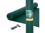 Siatka cieniująca 90% 1,5x10m. Gramatura 140g/m2. Zielona. Siatka maskująca na ogrodzenie z filtrem UV. Linarem SiatkiSieci. 