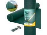Siatka cieniująca 90% 1,5x25m. Gramatura 140g/m2. Zielona. Siatka maskująca na ogrodzenie z filtrem UV. Linarem SiatkiSieci. 