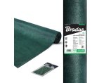 Siatka cieniująca 90% 2x25m BRADAS. Siatka maskująca na ogrodzenie. Zielona 135g/m2