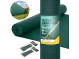 Siatka cieniująca 90% 1,5x50m. Gramatura 140g/m2. Zielona. Siatka maskująca na ogrodzenie z filtrem UV. Linarem SiatkiSieci. 