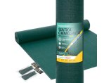 Siatka cieniująca 90% 1,8x50m. Gramatura 140g/m2. Zielona. Siatka maskująca na ogrodzenie z filtrem UV. Linarem SiatkiSieci. 