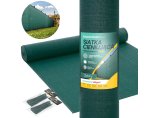 Siatka cieniująca 90% 1,2x50m. Gramatura 140g/m2. Zielona. Siatka maskująca na ogrodzenie z filtrem UV. Linarem SiatkiSieci. 