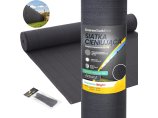 Siatka cieniująca 95% 1,2x10m. Gramatura 180g/m2. Antracyt (grafit). Siatka maskująca \'Premium\' z filtrem UV. Linarem SiatkiSieci. 