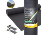 Siatka cieniująca 95% 1,2x50m. Gramatura 180g/m2. Antracyt (grafit). Siatka maskująca \'Premium\' z filtrem UV. Linarem SiatkiSieci. 