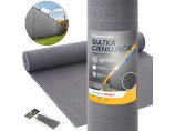 Siatka cieniująca 95% 1,5x25m. Gramatura 200g/m2. Szara siatka maskująca na ogrodzenie z filtrem UV. Linarem SiatkiSieci.