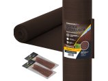 Siatka cieniująca 95% 1,5x50m. Gramatura 200g/m2. Brązowa. Siatka maskująca \'Premium\' z filtrem UV. Linarem SiatkiSieci. 