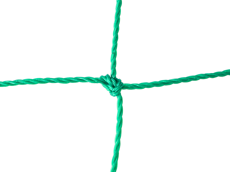 Zielona siatka na woliery wolierowa polietylenowa. Oczka kwadratowe 40 x 40 mm.