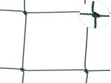 Siatka na piłkochwyty. Piłkochwyt polietylenowy oko 120mm x 120mm splotka fi 2,5mm.