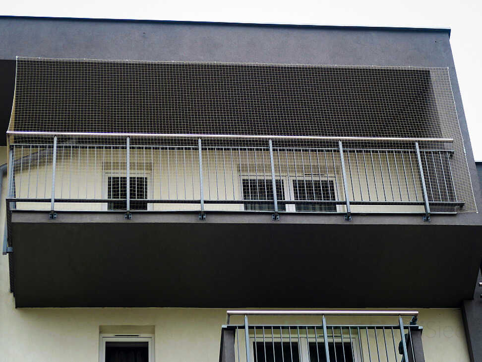 Siatka ochronna na balkon na ptaki gołębie oczko 50mm