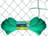 Zielona siatka ochronna przeciw szpakom, na szpaki. Wymiar: 20 m x 20 m.