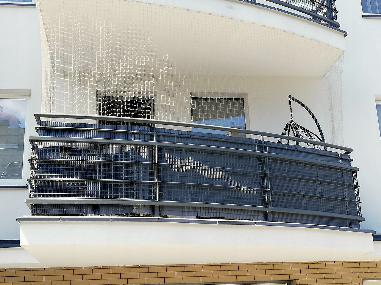 siatka na balkon na gołębie ptaki linarem 28x28