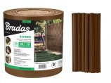 Taśma Osłona Ogrodzeniowa Do Paneli BRADAS Standard 450g/m2 Brązowa 19cm x 35m .