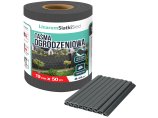 Taśma ogrodzeniowa 19×50m antracytowa UV+. Osłona na ogrodzenie panelowe RAL 7016 +klipsy