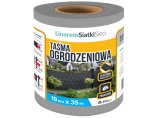Taśma ogrodzeniowa 19×35m szara Linarem +klipsy. Osłona na ogrodzenie panelowe płot RAL 7040 UV+