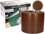 Thermoplast taśma ogrodzeniowa Classic Line 19cm x 26m. Oryginalna osłona do paneli. Kolor brązowy RAL 8011. Polska produkcja. 