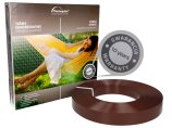 Thermoplast taśma ogrodzeniowa Classic Line 4,75cm x 50m. Oryginalna osłona do paneli z przetłoczeniami 3D. Kolor brązowy RAL 8011.