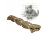 Wzmocniona siatka dla kota z drucikiem Light na balkon 30x30mm. Gramatura 80g. Rolka 2m x 3m