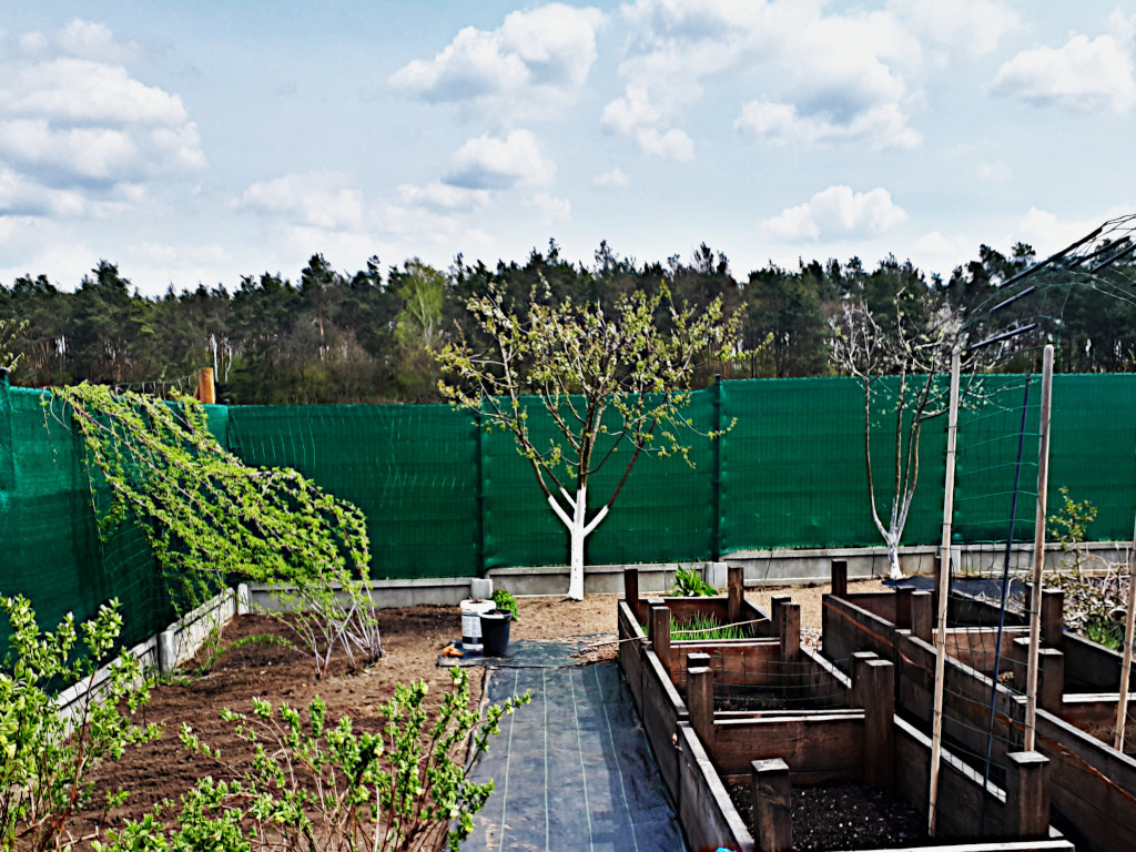Zielona siatka cieniująca 200g na ogrodzenie 95% Rolka 1,5 m x 25 m. Darmowa wysyłka.